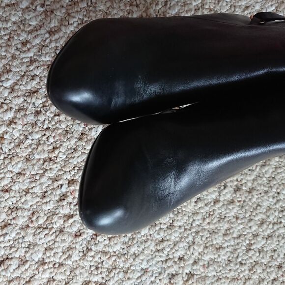 Halogen black Leather Booties size 6.5 - Picture 9 of 14